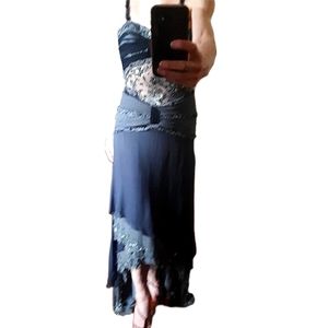 Vintage Lara Design silk long dress